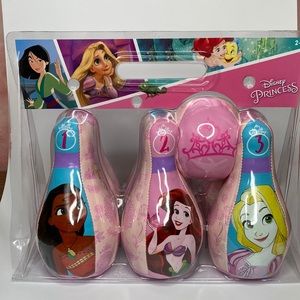 NWT Disney Princess Soft Bowling Set